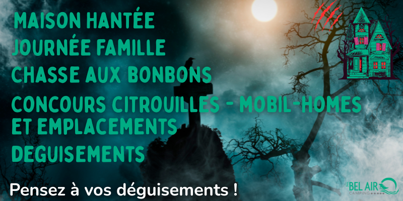 Animation Halloween aux Sables d'Olonne | Camping Le Bel Air