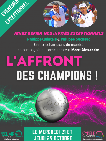 Affront des champions camping bel air