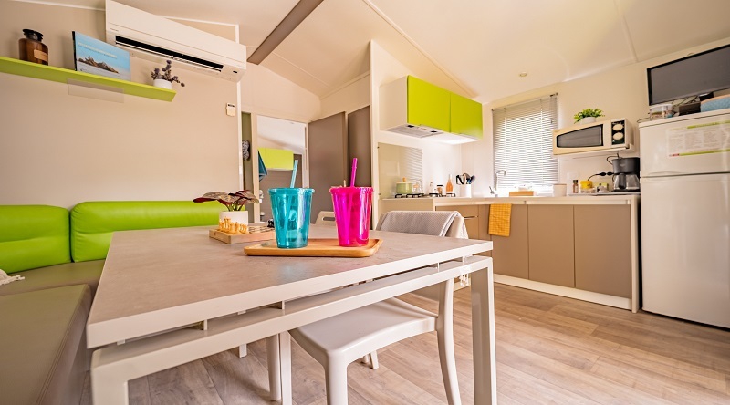 Gamme Loisirs / 2 chambres - ALBERES - CAMPING 4 ETOILES PYRENEES ORIENTALES