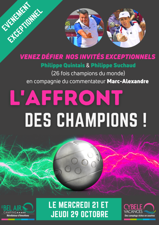 Affront des champions camping bel air